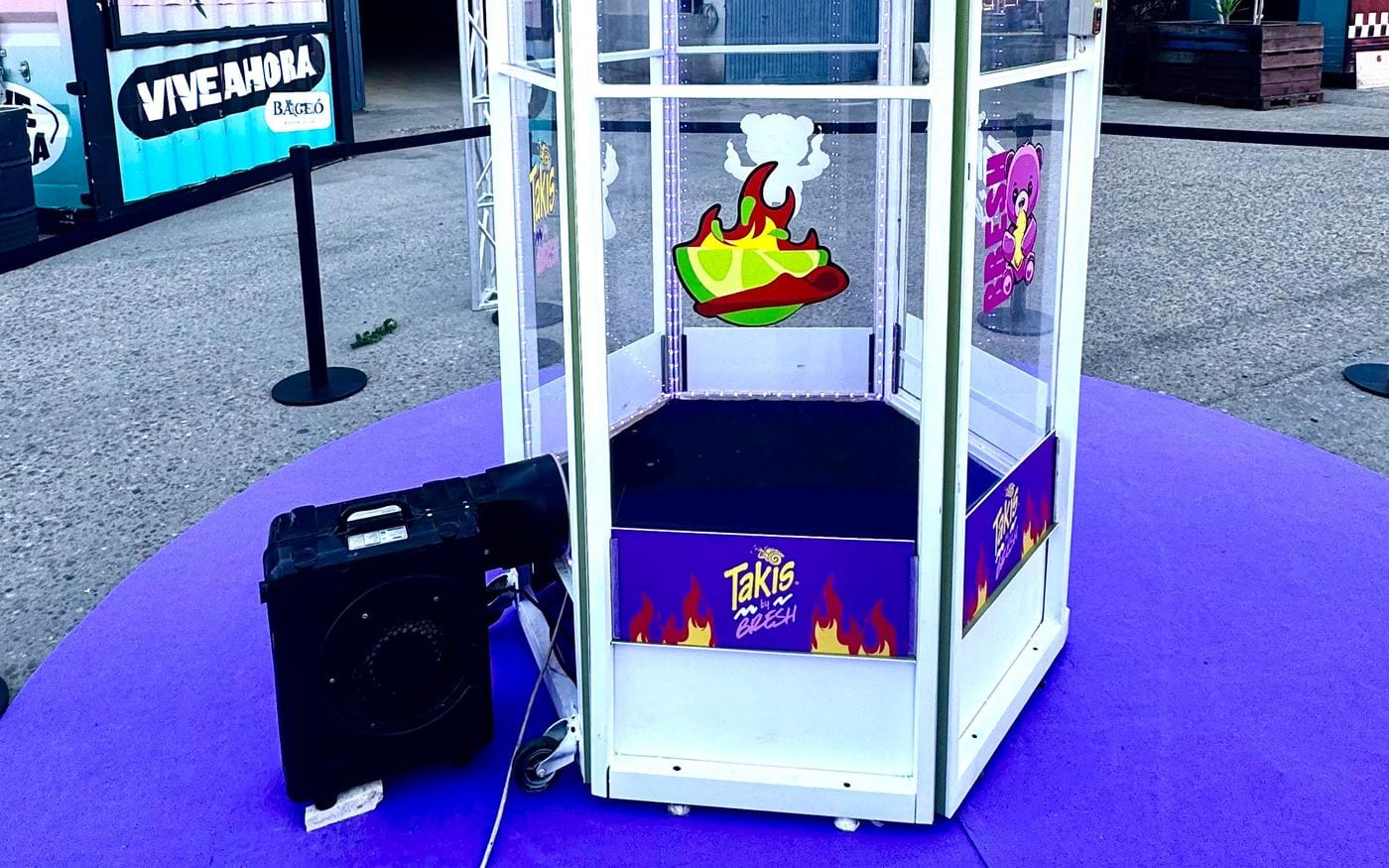 Cabina de viento, ruleta o grúa de peluches: cuál elegir